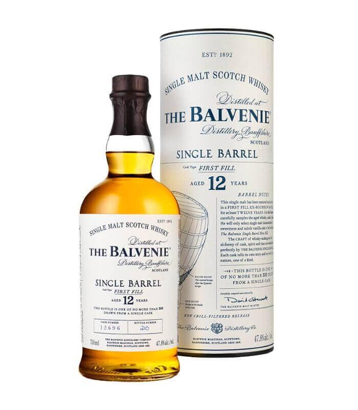Buy The Balvenie Single Barrel 12 Year Old Scotch Whisky 750mL Online - The Barrel Tap Online Liquor Delivered