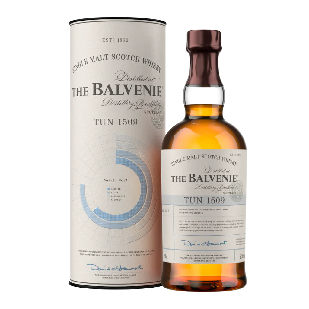 ウイスキー THE BALVENIE TUN 1509 Batch No.7 Buy The Balvenie Tun 1509 Batch NO. 7 Scotch Whisky | The Barrel Tap