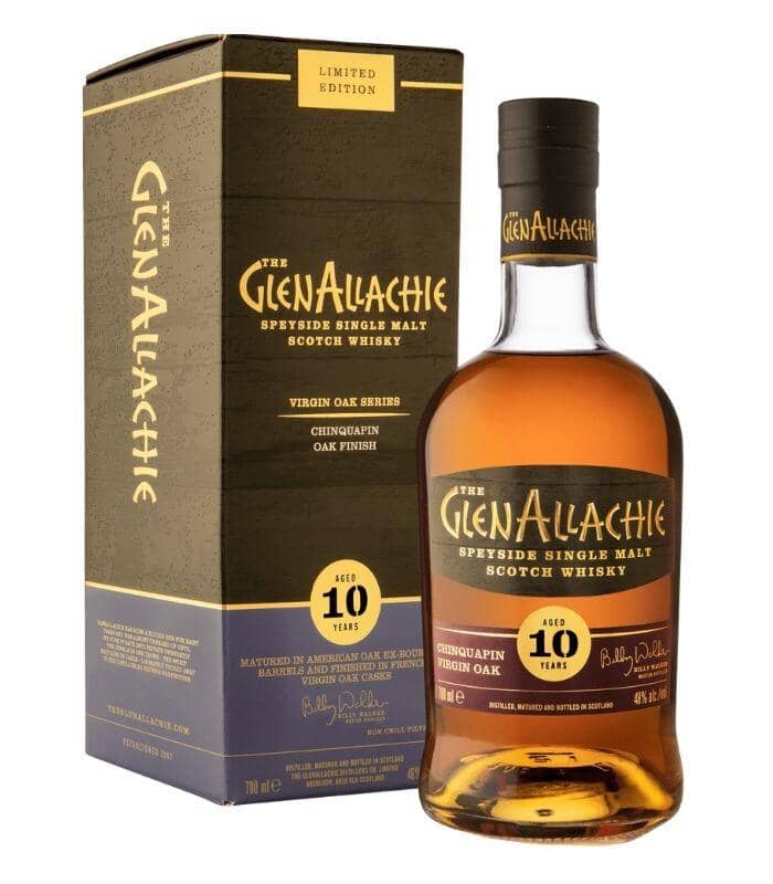Buy The GlenAllachie 10 Year Chinquapin Virgin Oak Scotch Whiskey 700mL Online - The Barrel Tap Online Liquor Delivered
