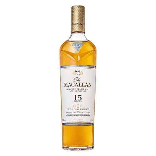 Buy The Macallan 15 Years Old Triple Cask Scotch Whisky 750ml Online - The Barrel Tap Online Liquor Delivered
