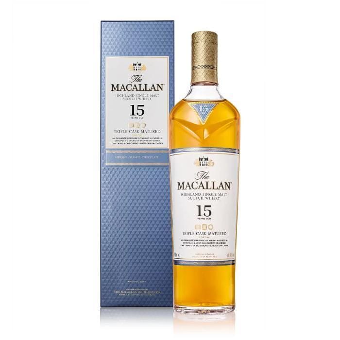 Buy The Macallan 15 Years Old Triple Cask Scotch Whisky 750ml Online - The Barrel Tap Online Liquor Delivered