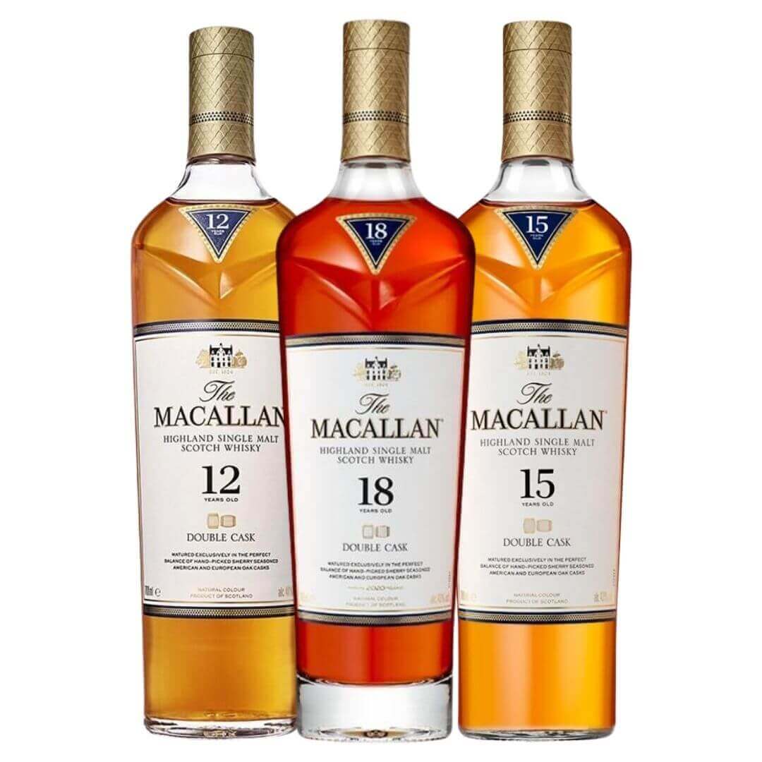 Buy The Macallan Double Cask Scotch Bundle Online - The Barrel Tap Online Liquor Delivered