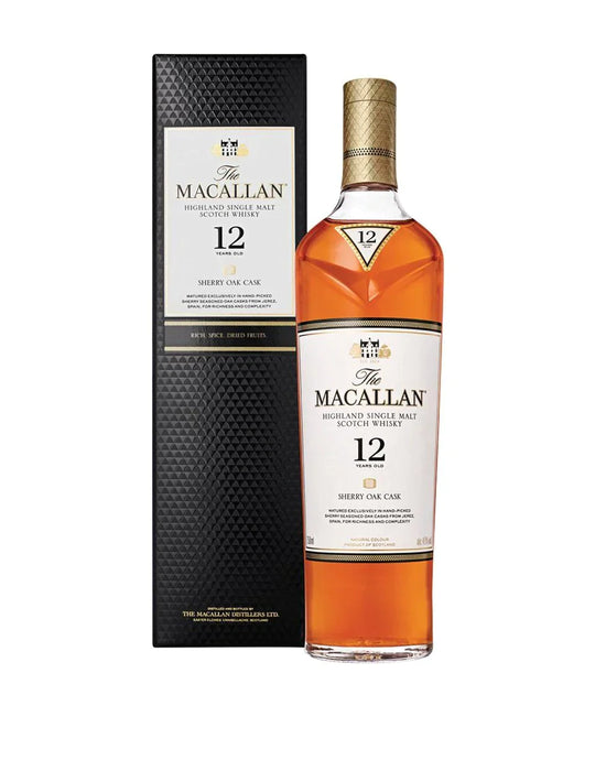 Buy The Macallan Sherry Oak 12 Years Old 750mL Online - The Barrel Tap Online Liquor Delivered