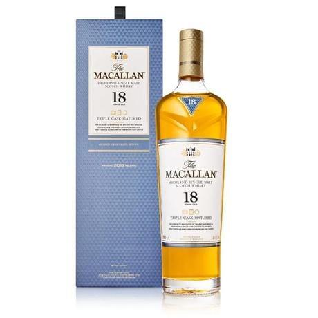 Buy The Macallan Triple Cask Matured 18 Years Old 750mL Online - The Barrel Tap Online Liquor Delivered