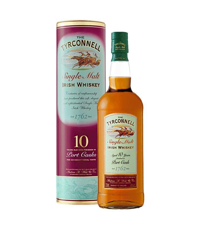 Buy The Tyrconnell 10 Year Old Port Cask Finish Irish Whiskey 750ml Online - The Barrel Tap Online Liquor Delivered