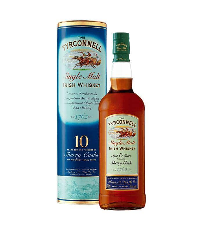 Buy The Tyrconnell 10 Year Old Sherry Cask Finish Irish Whiskey 750ml Online - The Barrel Tap Online Liquor Delivered