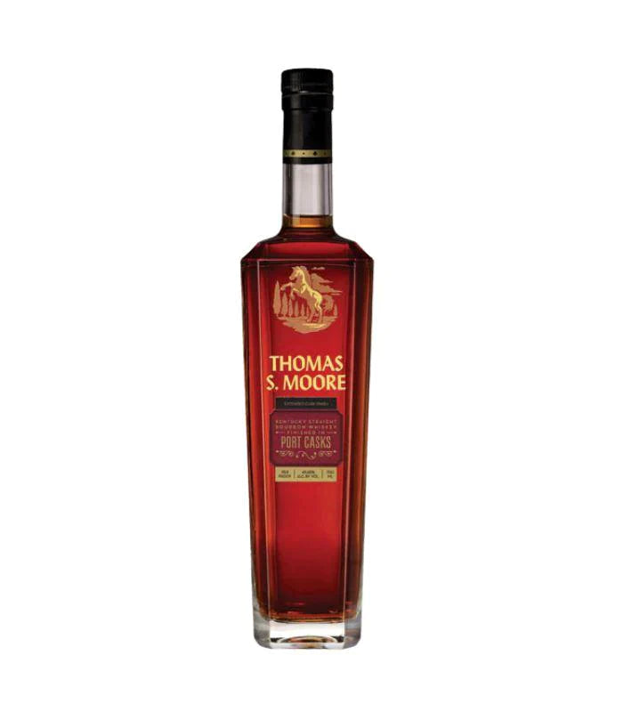 Buy Thomas S. Moore Kentucky Straight Bourbon Finished in Port Casks 750mL Online - The Barrel Tap Online Liquor Delivered