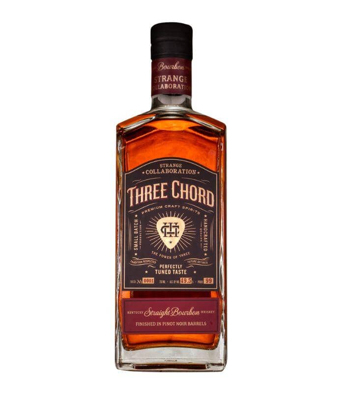 Buy Three Chord Strange Collaboration Straight Bourbon Whiskey 750mL Online - The Barrel Tap Online Liquor Delivered
