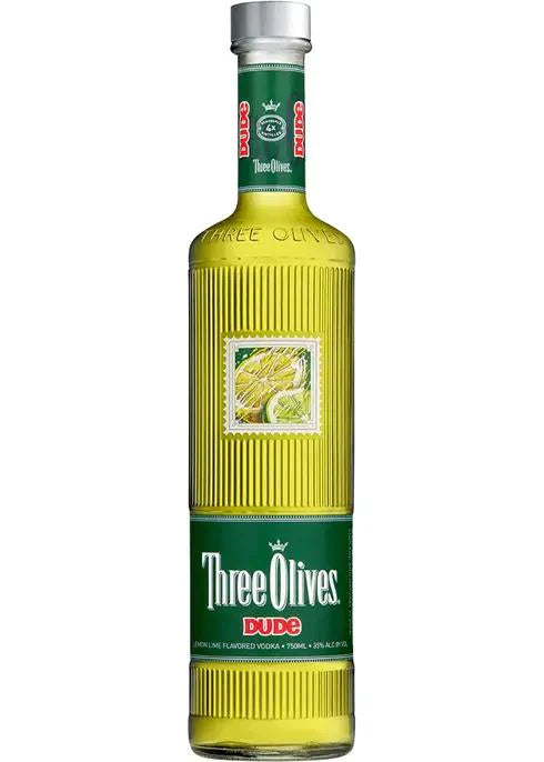 Buy Three Olives Dude Lemon Lime Vodka 750mL Online - The Barrel Tap Online Liquor Delivered