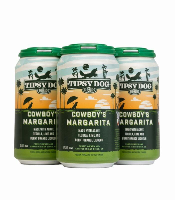 Buy Tipsy Dog Beverage's Cowboy's Margarita 4 Pack Online - The Barrel Tap Online Liquor Delivered