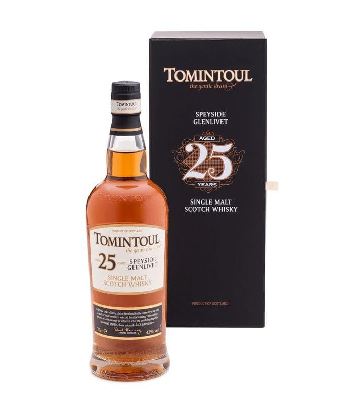 Buy Tomintoul Scotch Single Malt Whiskey 25Yr 750mL Online - The Barrel Tap Online Liquor Delivered
