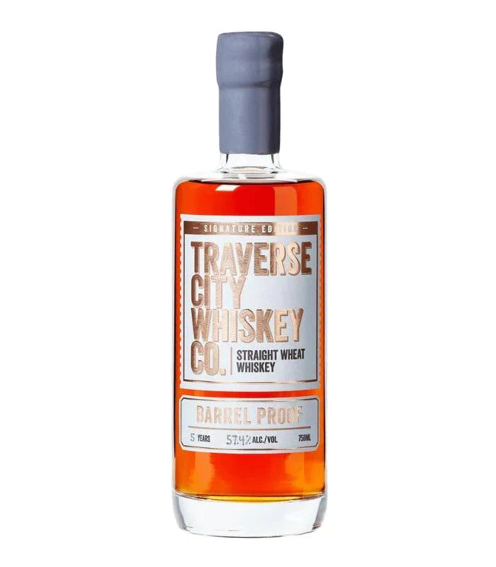 Buy Traverse City Whiskey Co. Barrel Proof Straight Wheat Whiskey 750mL Online - The Barrel Tap Online Liquor Delivered