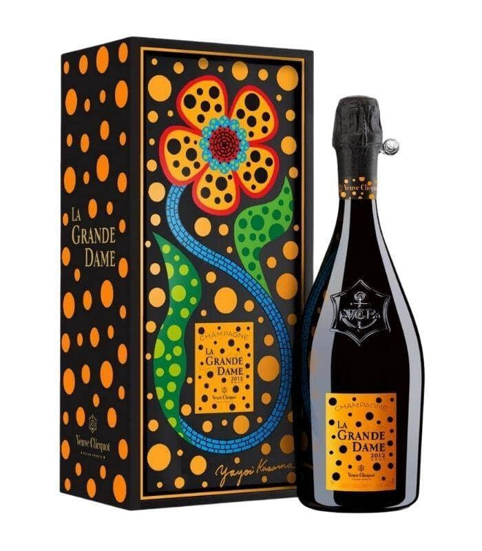 Buy Veuve Clicquot 2012 La Grande Dame Yayoi Kusama Limited Edition 750mL Online - The Barrel Tap Online Liquor Delivered