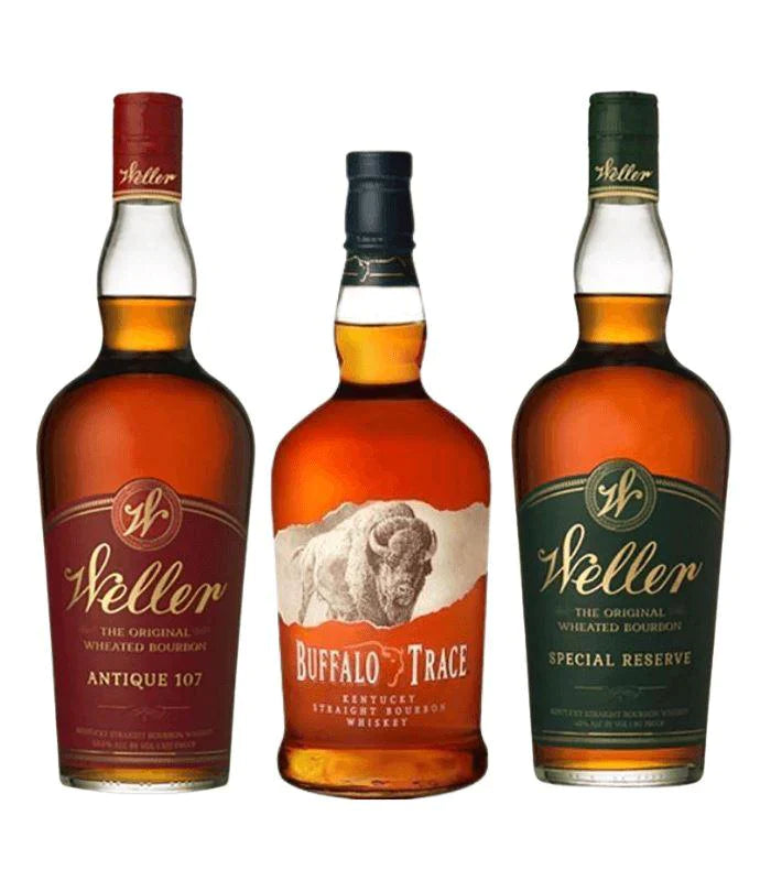 Buy W.L. Weller and Buffalo Trace Bourbon Whiskey Bundle Online - The Barrel Tap Online Liquor Delivered