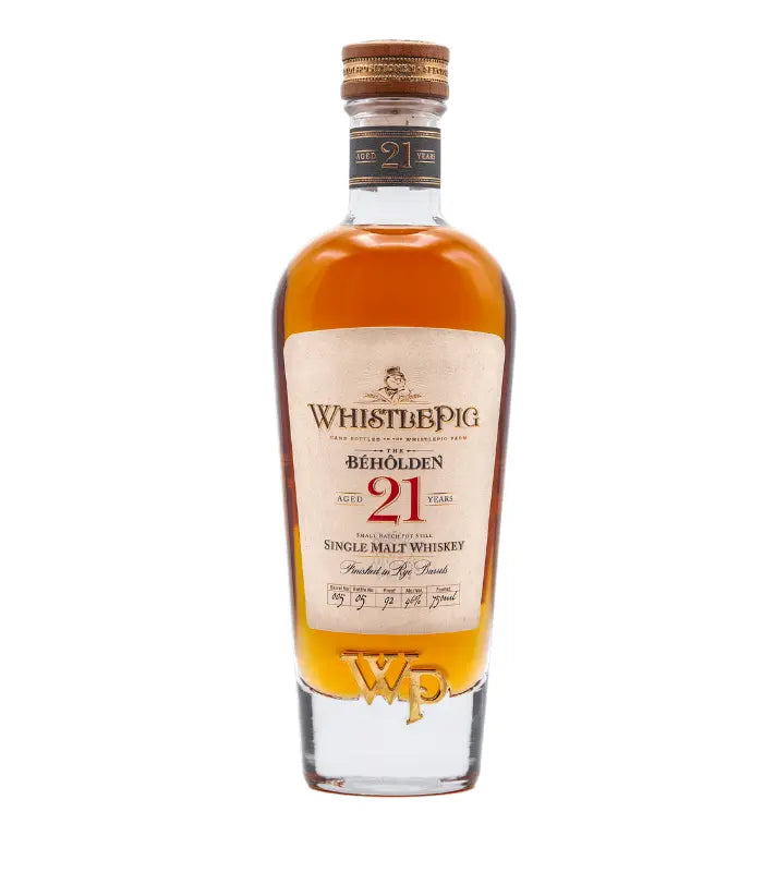 Buy WhistlePig The Béhôlden 21 Year Single Malt Whiskey 750mL Online - The Barrel Tap Online Liquor Delivered