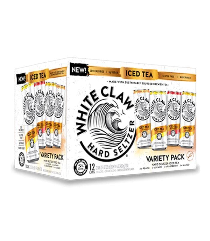 Buy White Claw Hard Seltzer Iced Tea Variety Pack - 12 Pack Online - The Barrel Tap Online Liquor Delivered