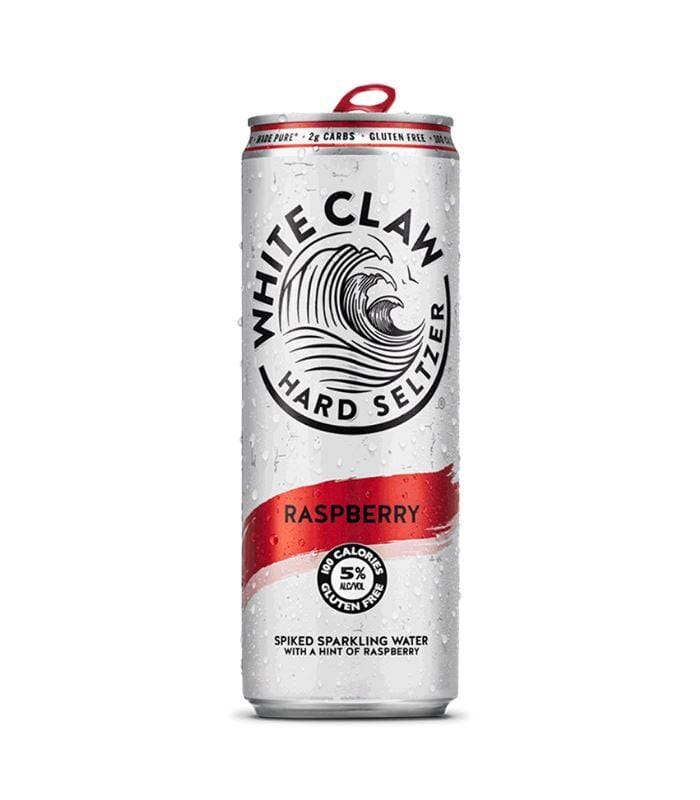 Buy White Claw Hard Seltzer Raspberry 6 Pack Online - The Barrel Tap Online Liquor Delivered