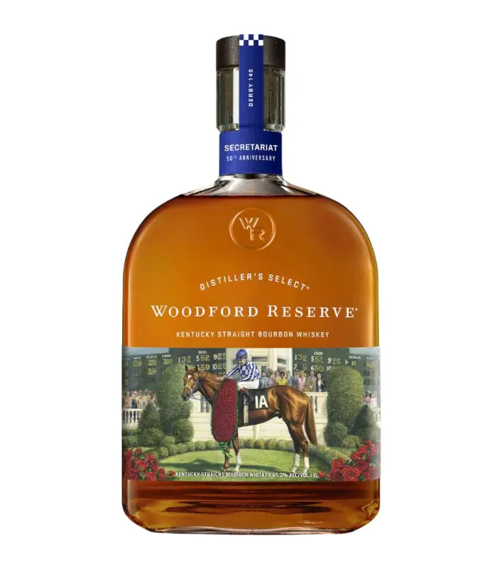 Buy Woodford Reserve Kentucky Derby 149 Secretariat 50th Anniversary 2023 Release 1L Online - The Barrel Tap Online Liquor Delivered