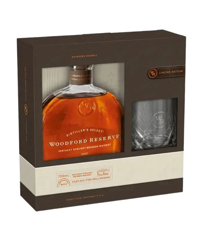 Buy Woodford Reserve Kentucky Straight Bourbon Gift Set W/ Rock Glass Online - The Barrel Tap Online Liquor Delivered
