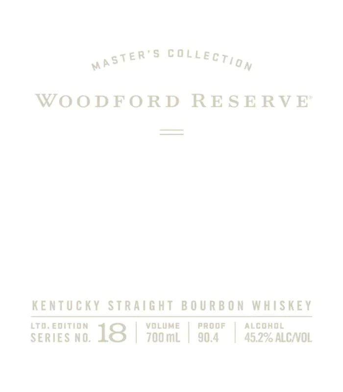 Buy Woodford Reserve Master's Collection No. 18 Historic Entry Proof Online - The Barrel Tap Online Liquor Delivered