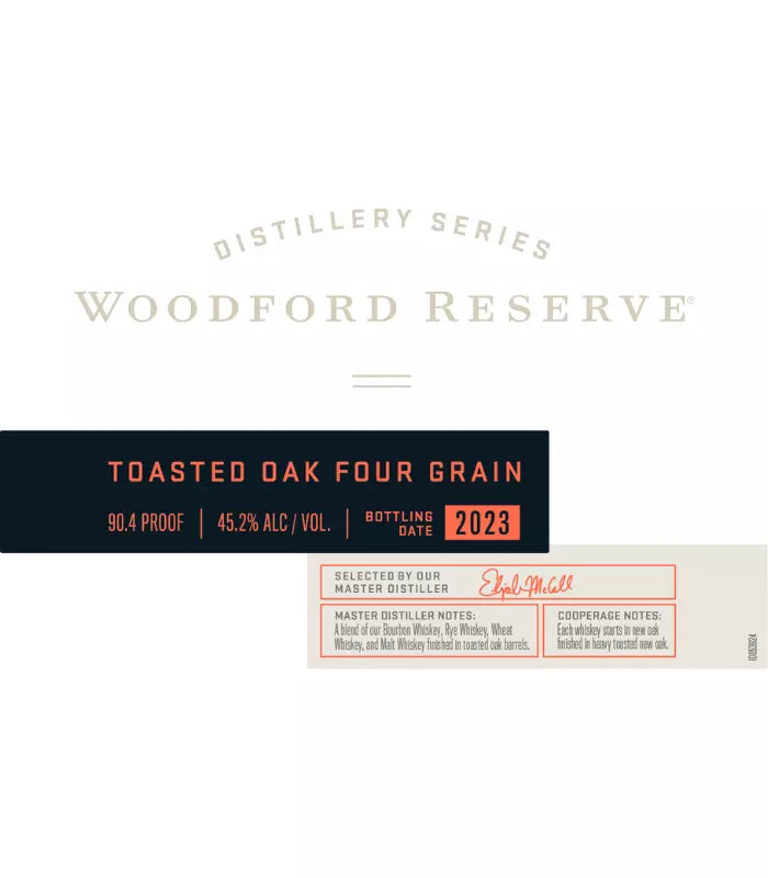 Buy Woodford Reserve Toasted Oak Four Grain 750mL Online - The Barrel Tap Online Liquor Delivered