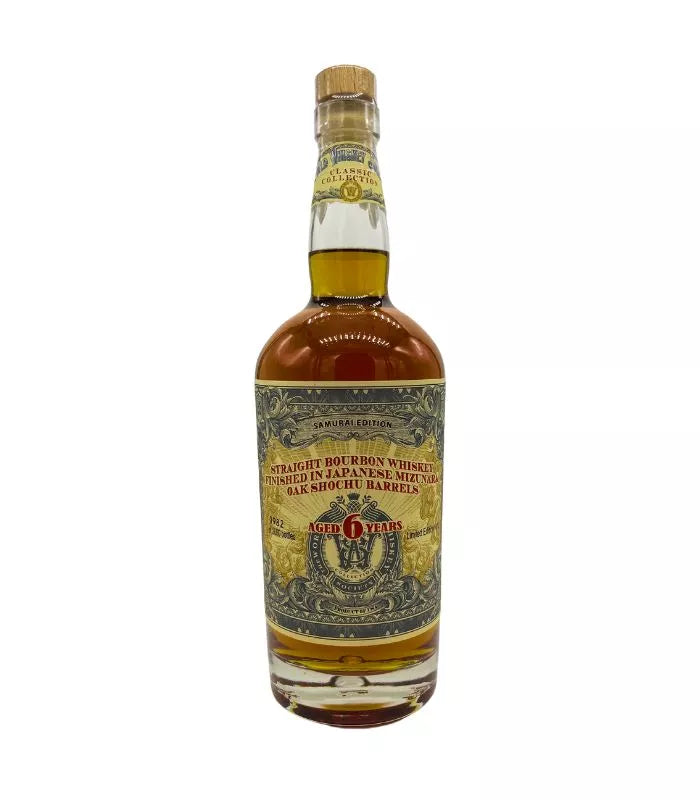 Buy World Whiskey Society 6 Year Old Bourbon Mizunara Cask Finish Samurai Edition Online - The Barrel Tap Online Liquor Delivered
