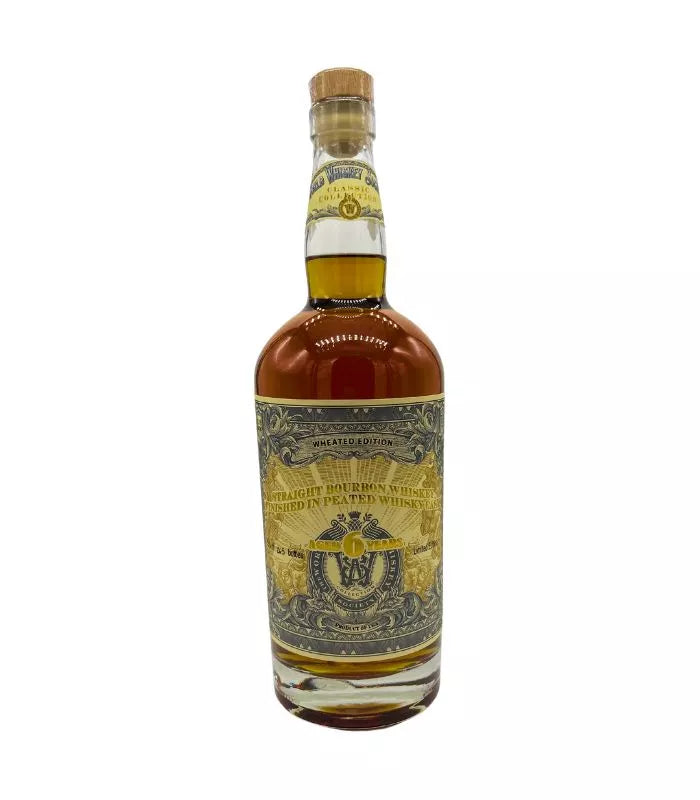 Buy World Whiskey Society 6 Year Old Bourbon Peated Cask Finish Wheated Edition Online - The Barrel Tap Online Liquor Delivered