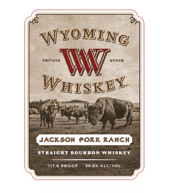 Buy Wyoming Whiskey Jackson Fork Ranch Straight Bourbon Whiskey 750mL Online - The Barrel Tap Online Liquor Delivered