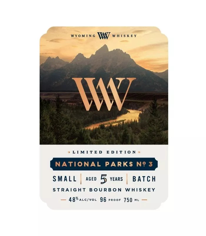 Buy Wyoming Whiskey National Parks No. 3 Small Batch Bourbon Whiskey 750mL Online - The Barrel Tap Online Liquor Delivered