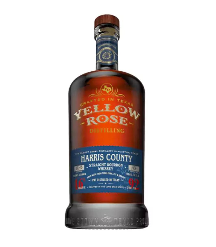 Buy Yellow Rose Harris County Straight Bourbon Whiskey 750mL Online - The Barrel Tap Online Liquor Delivered